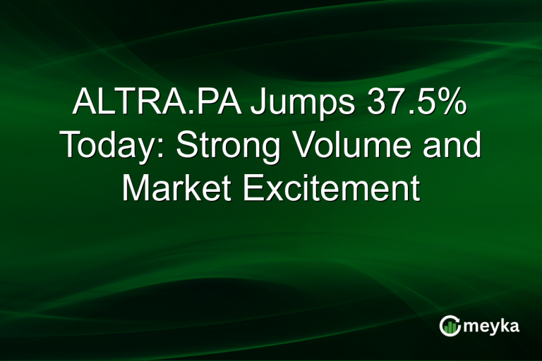 ALTRA.PA Jumps 37.5% Today: Strong Volume and Market Excitement