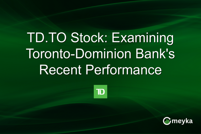 TD.TO Stock: Examining Toronto-Dominion Bank's Recent Performance