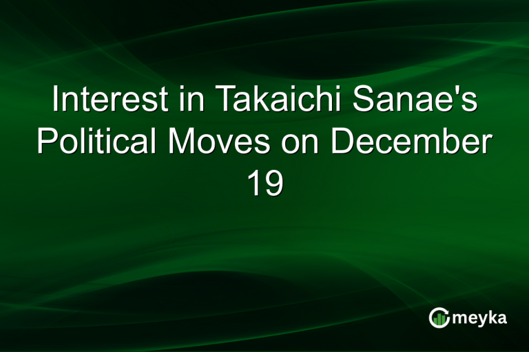 Interest in Takaichi Sanae's Political Moves on December 19