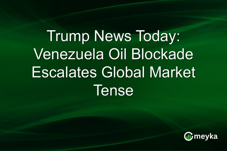 Trump News Today: Venezuela Oil Blockade Escalates Global Market Tense