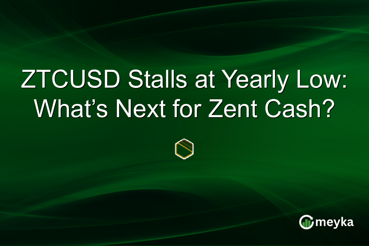 ZTCUSD Stalls at Yearly Low: What’s Next for Zent Cash?