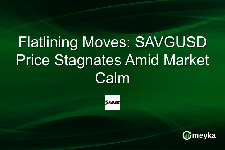 Flatlining Moves: SAVGUSD Price Stagnates Amid Market Calm