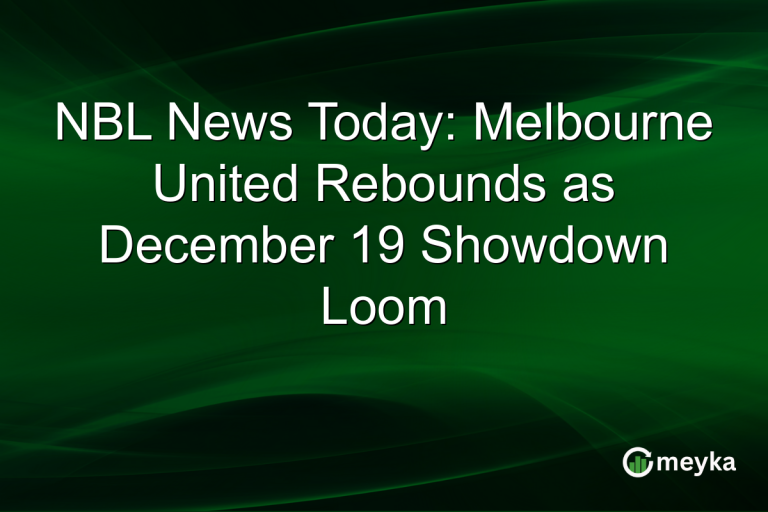 NBL News Today: Melbourne United Rebounds as December 19 Showdown Loom