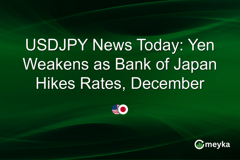 USDJPY News Today: Yen Weakens as Bank of Japan Hikes Rates, December