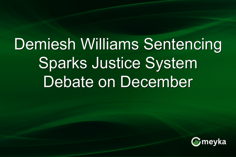 Demiesh Williams Sentencing Sparks Justice System Debate on December