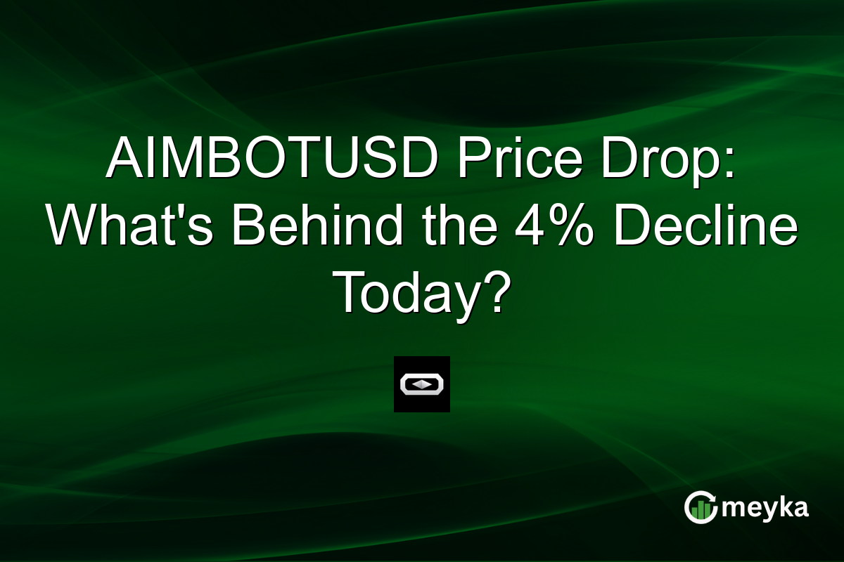 AIMBOTUSD Price Drop: What's Behind the 4% Decline Today?