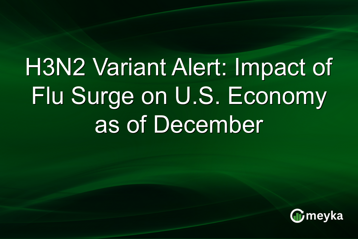 H3N2 Variant Alert: Impact of Flu Surge on U.S. Economy as of December