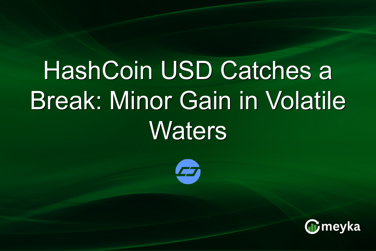 HashCoin USD Catches a Break: Minor Gain in Volatile Waters