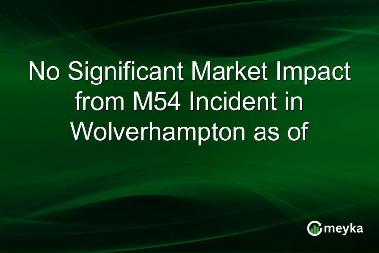 No Significant Market Impact from M54 Incident in Wolverhampton as of