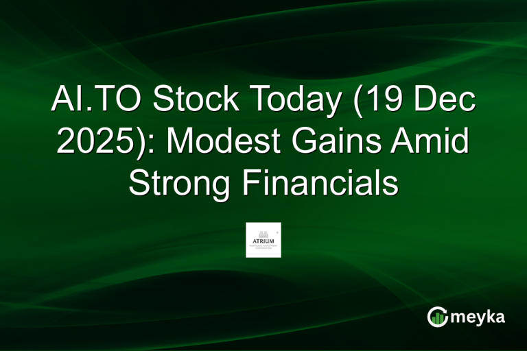 AI.TO Stock Today (19 Dec 2025): Modest Gains Amid Strong Financials