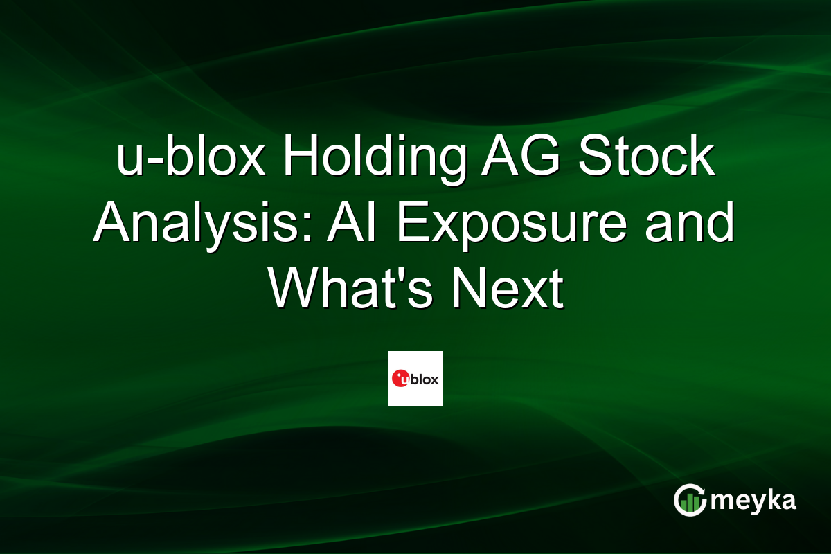 u-blox Holding AG Stock Analysis: AI Exposure and What's Next
