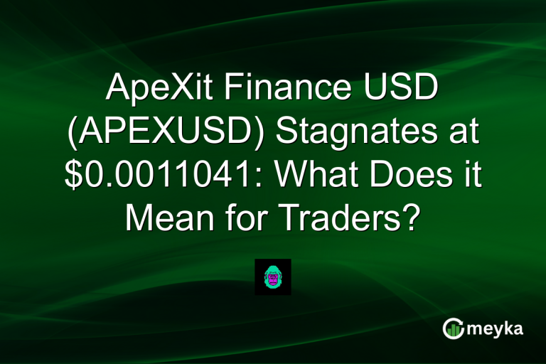 ApeXit Finance USD (APEXUSD) Stagnates at $0.0011041: What Does it Mean for Traders?
