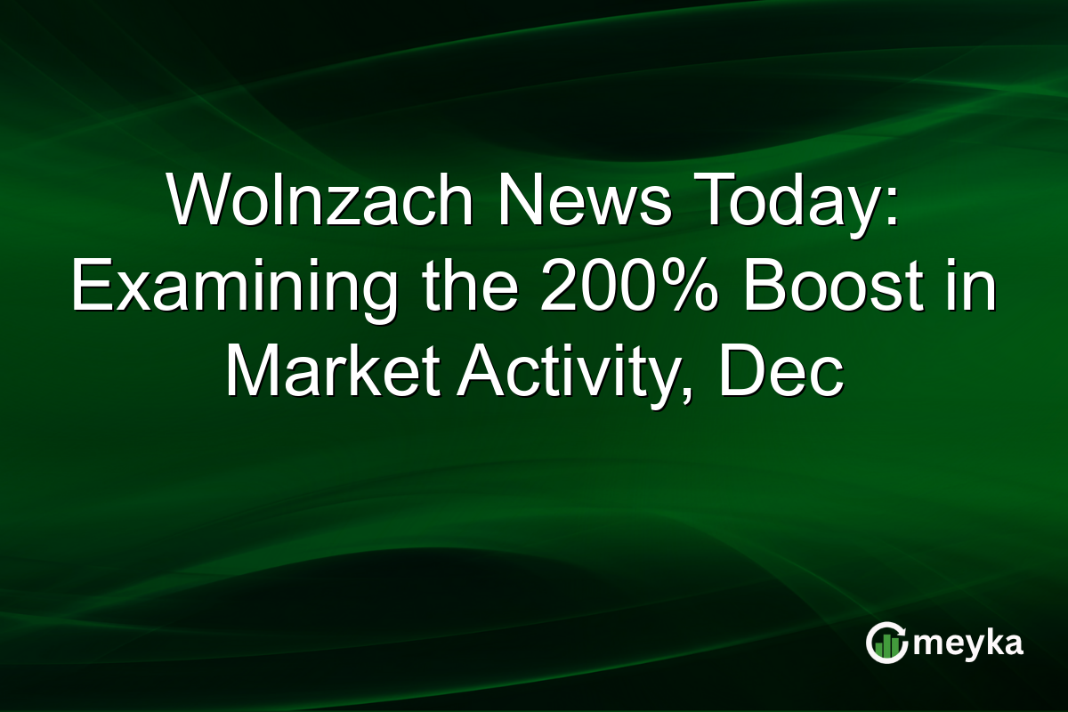 Wolnzach News Today: Examining the 200% Boost in Market Activity, Dec