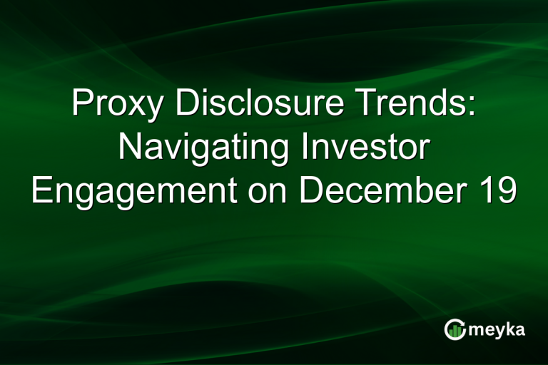Proxy Disclosure Trends: Navigating Investor Engagement on December 19