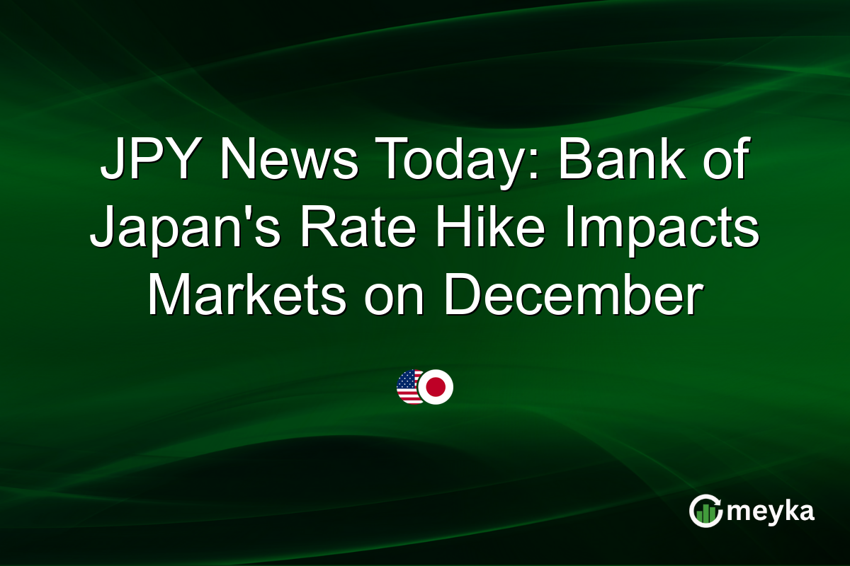 JPY News Today: Bank of Japan's Rate Hike Impacts Markets on December