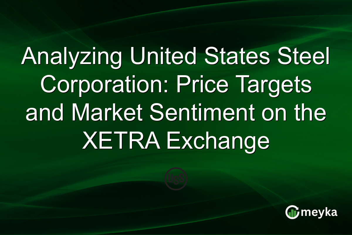 Analyzing United States Steel Corporation: Price Targets and Market Sentiment on the XETRA Exchange