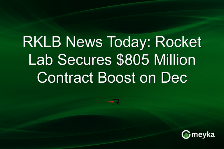 RKLB News Today: Rocket Lab Secures $805 Million Contract Boost on Dec
