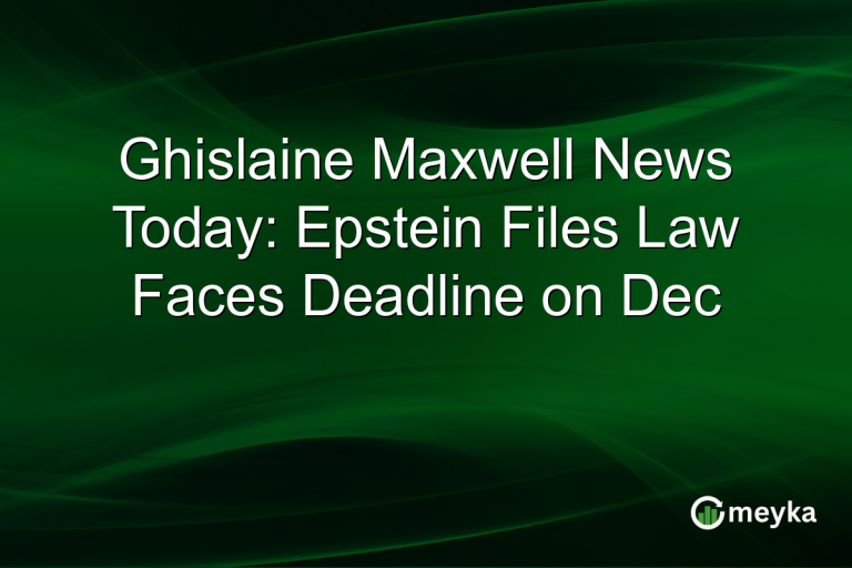 Ghislaine Maxwell News Today: Epstein Files Law Faces Deadline on Dec