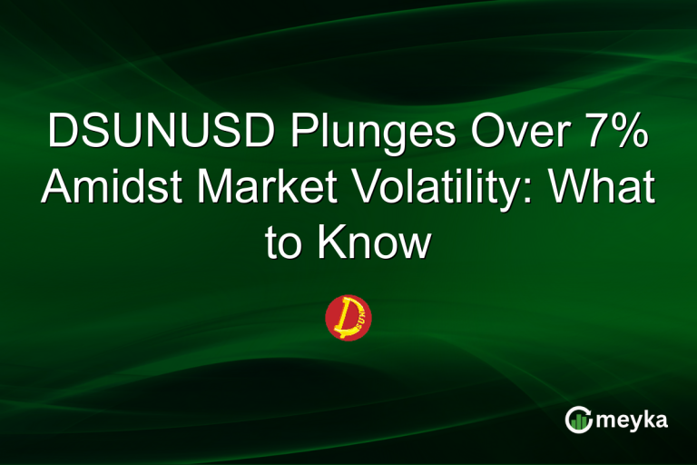 DSUNUSD Plunges Over 7% Amidst Market Volatility: What to Know