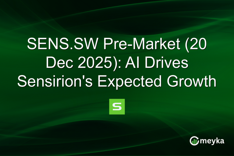 SENS.SW Pre-Market (20 Dec 2025): AI Drives Sensirion's Expected Growth
