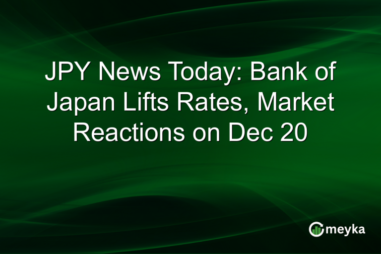 JPY News Today: Bank of Japan Lifts Rates, Market Reactions on Dec 20