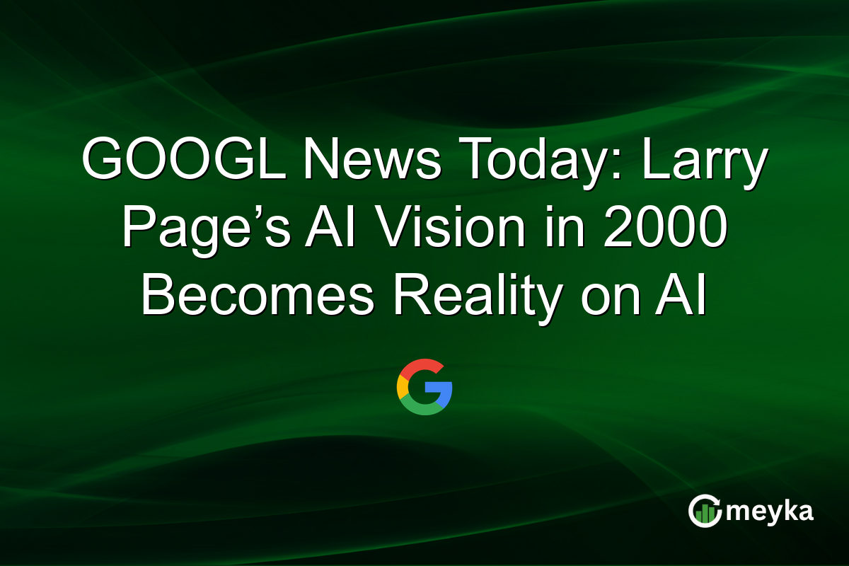 GOOGL News Today: Larry Page’s AI Vision in 2000 Becomes Reality on AI