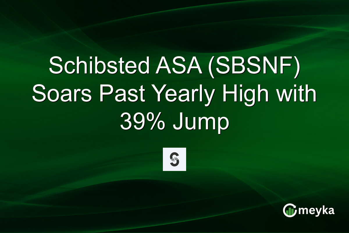Schibsted ASA (SBSNF) Soars Past Yearly High with 39% Jump