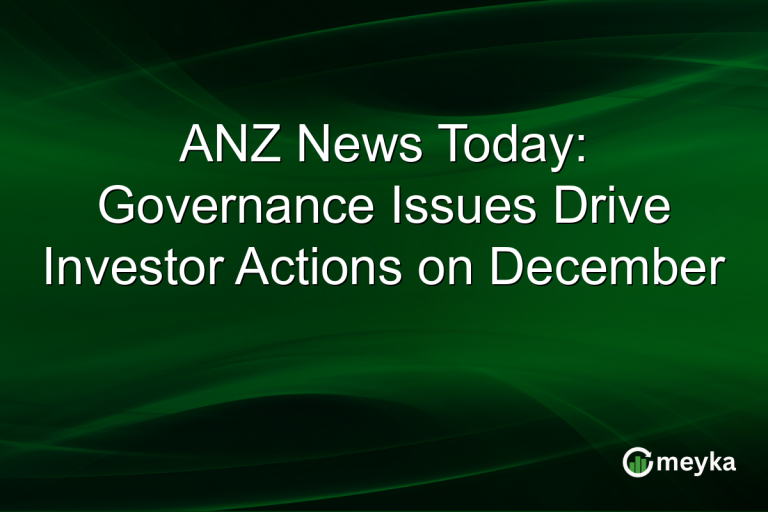 ANZ News Today: Governance Issues Drive Investor Actions on December