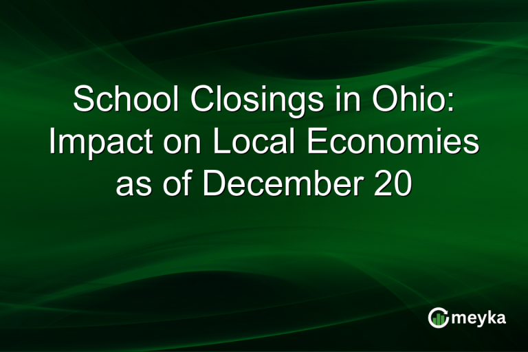 School Closings in Ohio: Impact on Local Economies as of December 20