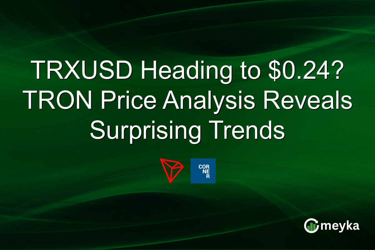 TRXUSD Heading to $0.24? TRON Price Analysis Reveals Surprising Trends