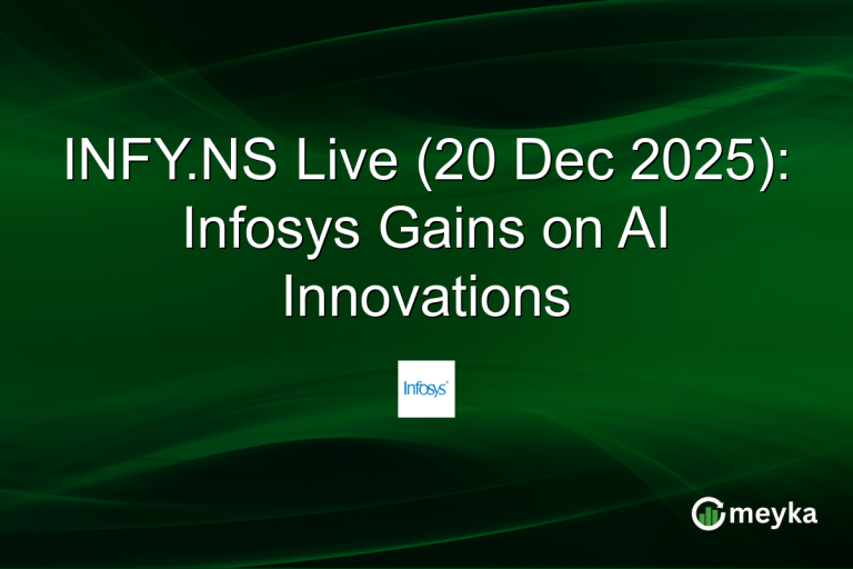 INFY.NS Live (20 Dec 2025): Infosys Gains on AI Innovations