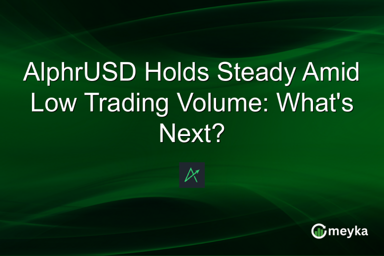 AlphrUSD Holds Steady Amid Low Trading Volume: What's Next?