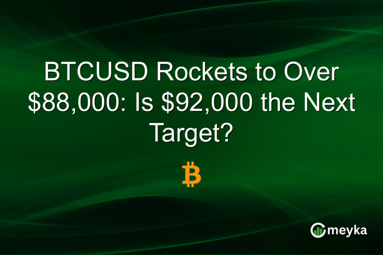BTCUSD Rockets to Over $88,000: Is $92,000 the Next Target?
