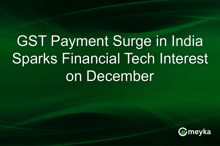 GST Payment Surge in India Sparks Financial Tech Interest on December