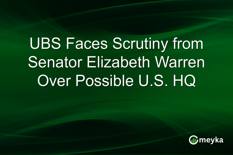 UBS Faces Scrutiny from Senator Elizabeth Warren Over Possible U.S. HQ
