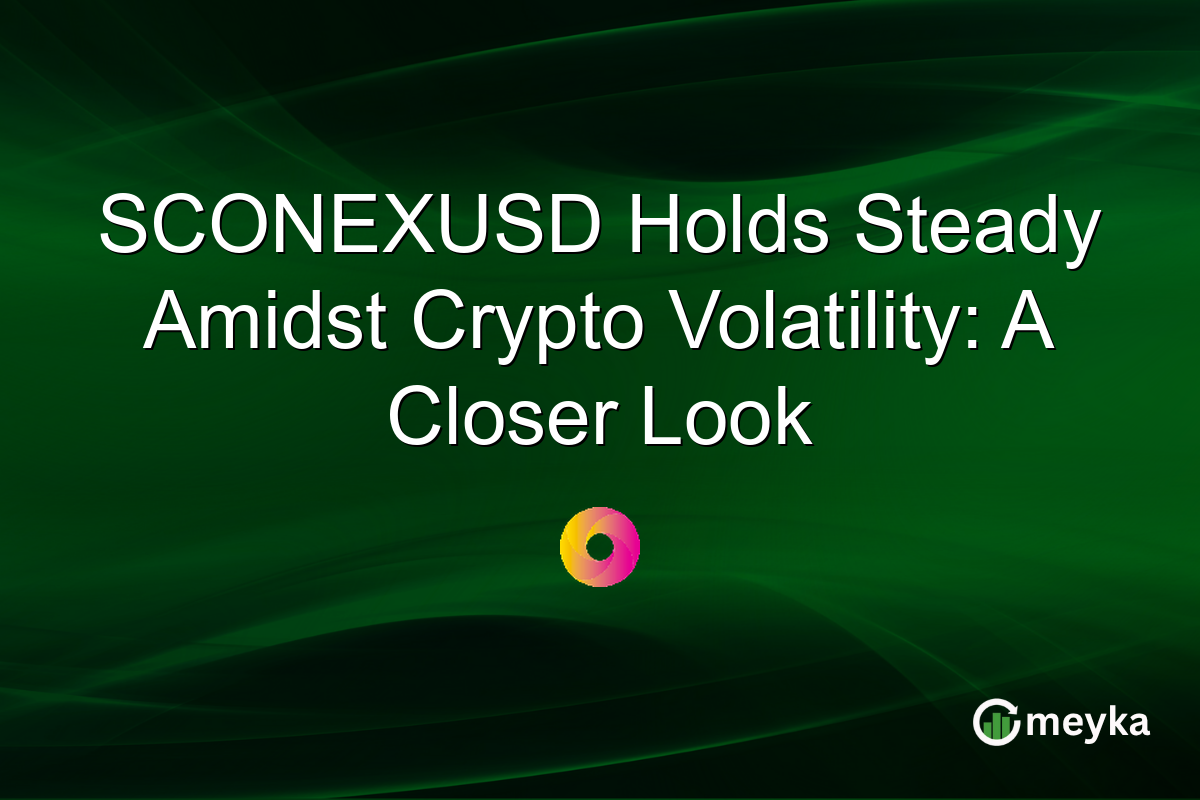 SCONEXUSD Holds Steady Amidst Crypto Volatility: A Closer Look