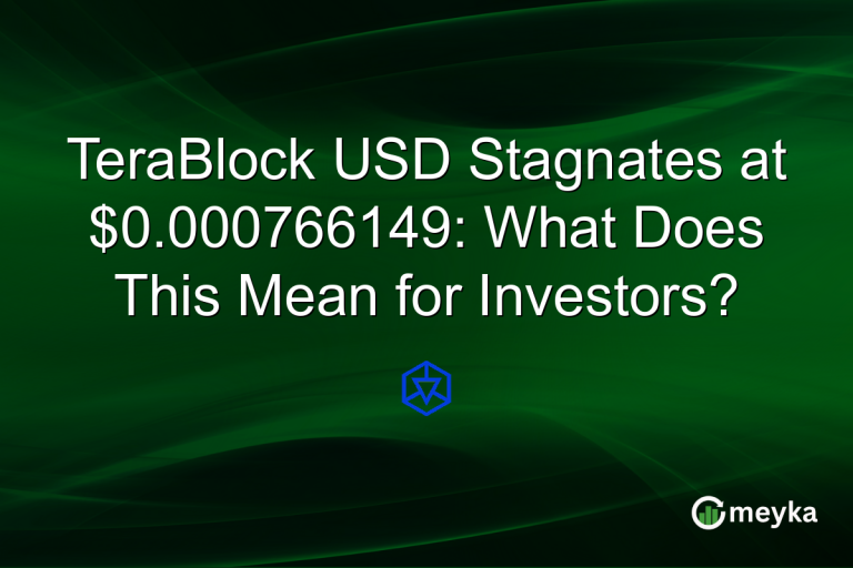 TeraBlock USD Stagnates at $0.000766149: What Does This Mean for Investors?