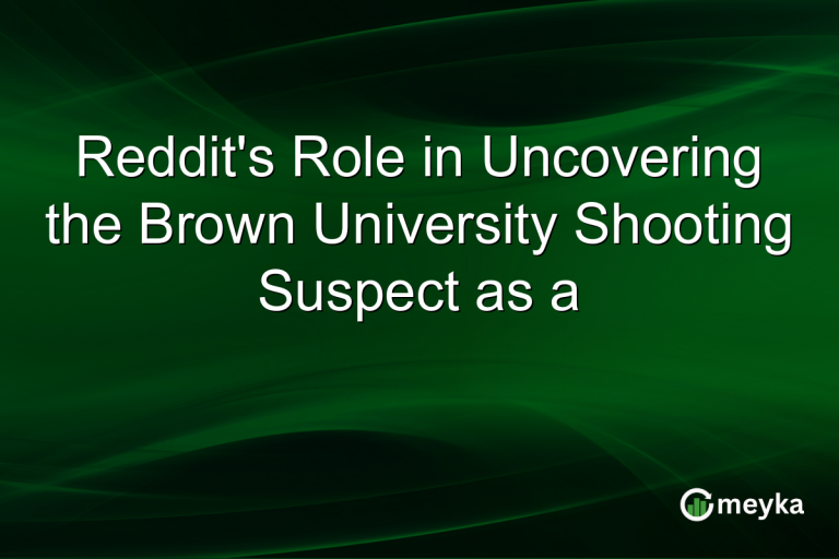 Reddit's Role in Uncovering the Brown University Shooting Suspect as a