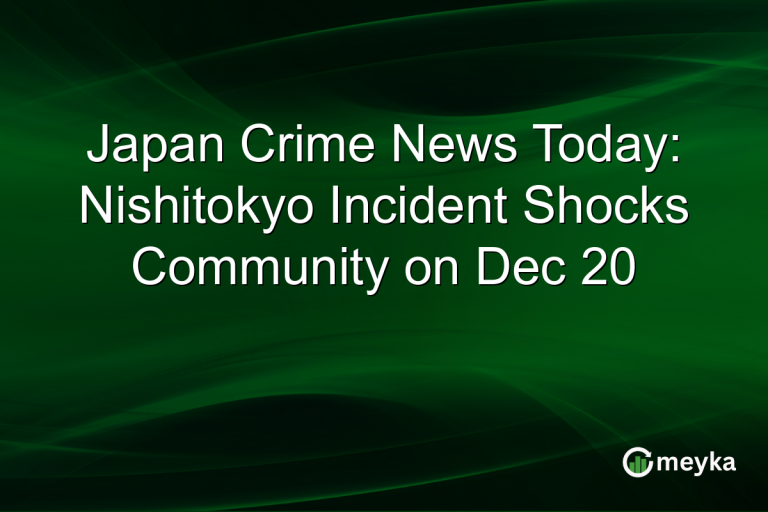 Japan Crime News Today: Nishitokyo Incident Shocks Community on Dec 20