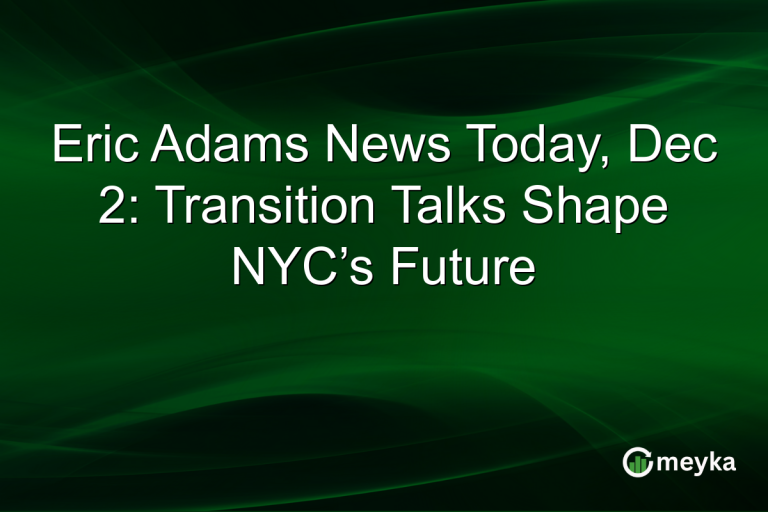 Eric Adams News Today, Dec 2: Transition Talks Shape NYC’s Future