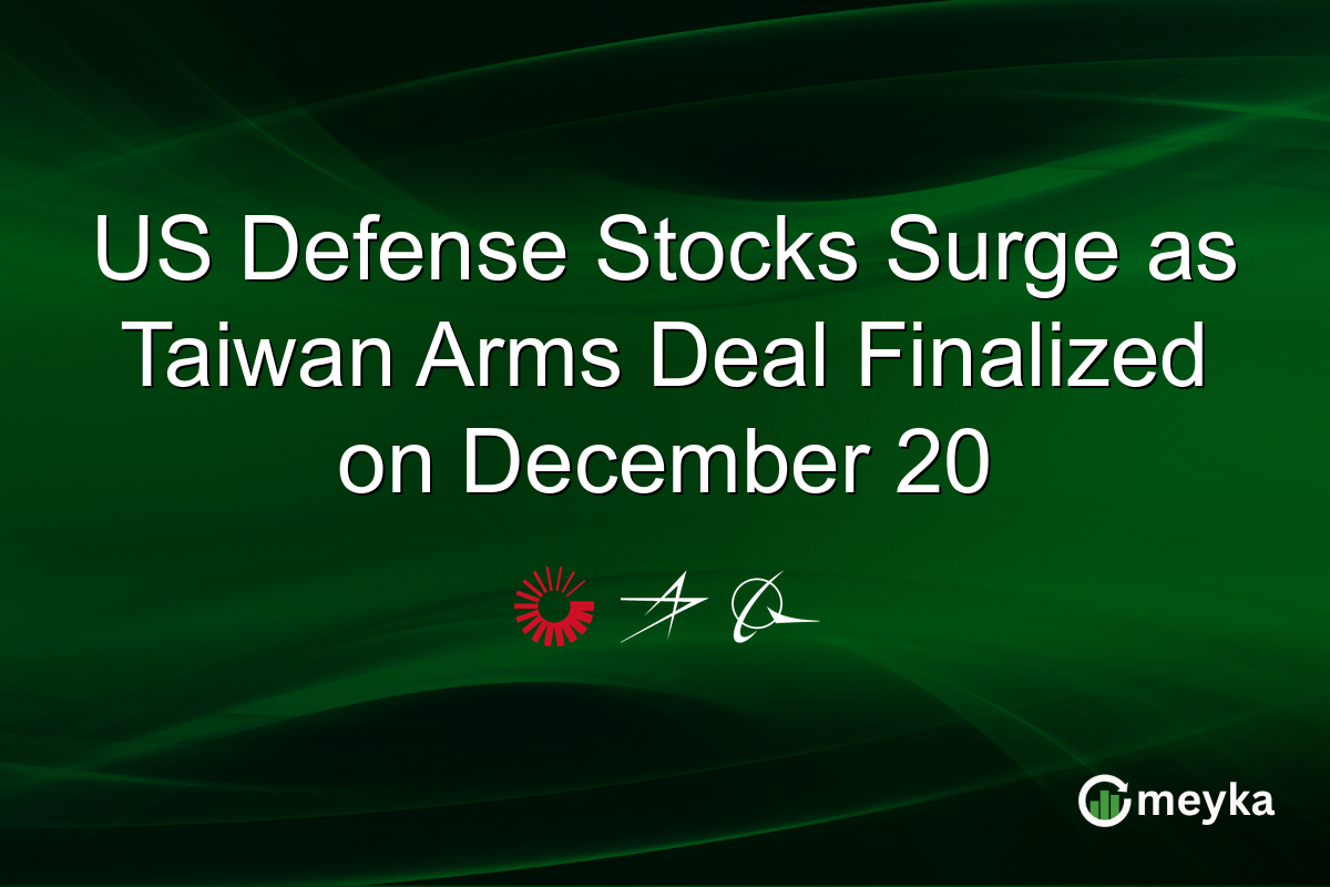US Defense Stocks Surge as Taiwan Arms Deal Finalized on December 20