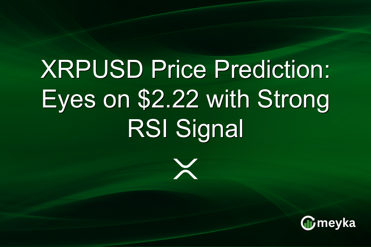 XRPUSD Price Prediction: Eyes on $2.22 with Strong RSI Signal