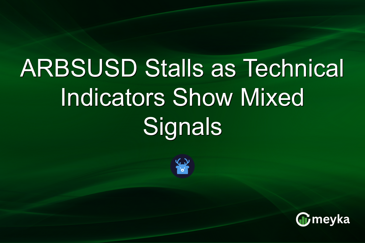 ARBSUSD Stalls as Technical Indicators Show Mixed Signals