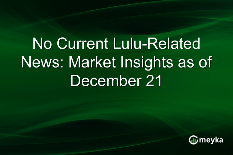 No Current Lulu-Related News: Market Insights as of December 21