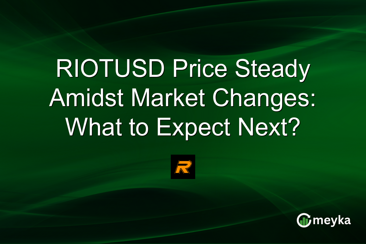 RIOTUSD Price Steady Amidst Market Changes: What to Expect Next?