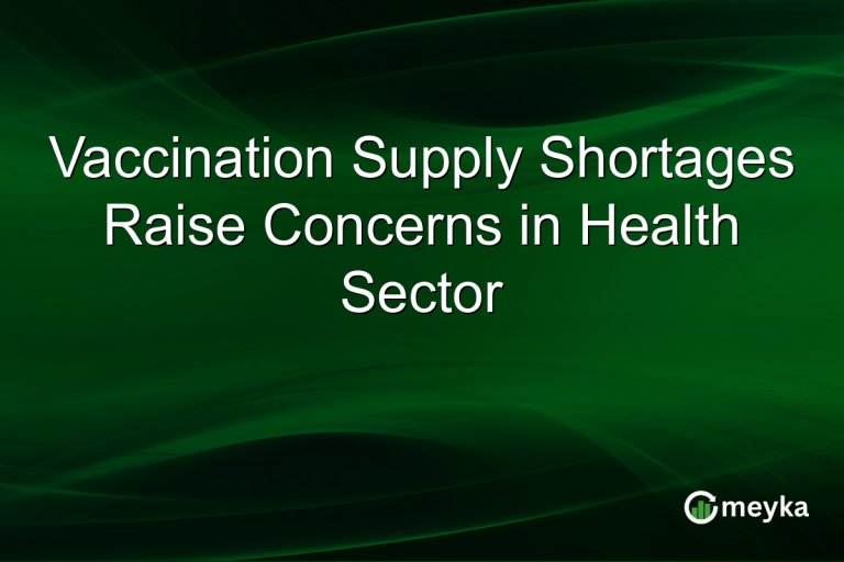 Vaccination Supply Shortages Raise Concerns in Health Sector