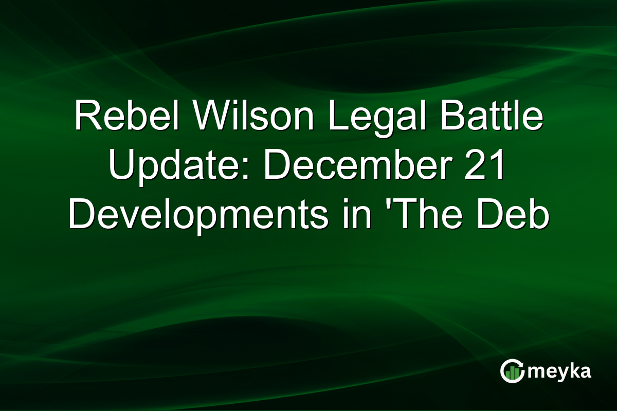 Rebel Wilson Legal Battle Update: December 21 Developments in 'The Deb