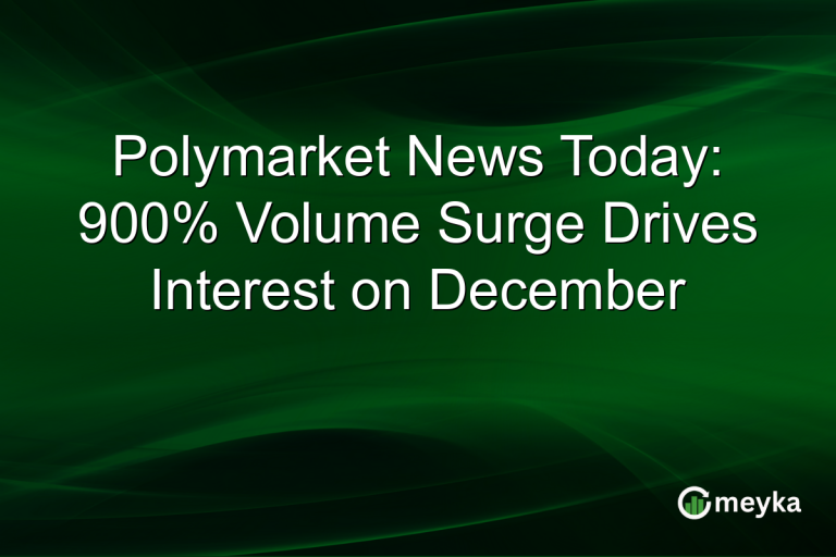 Polymarket News Today: 900% Volume Surge Drives Interest on December