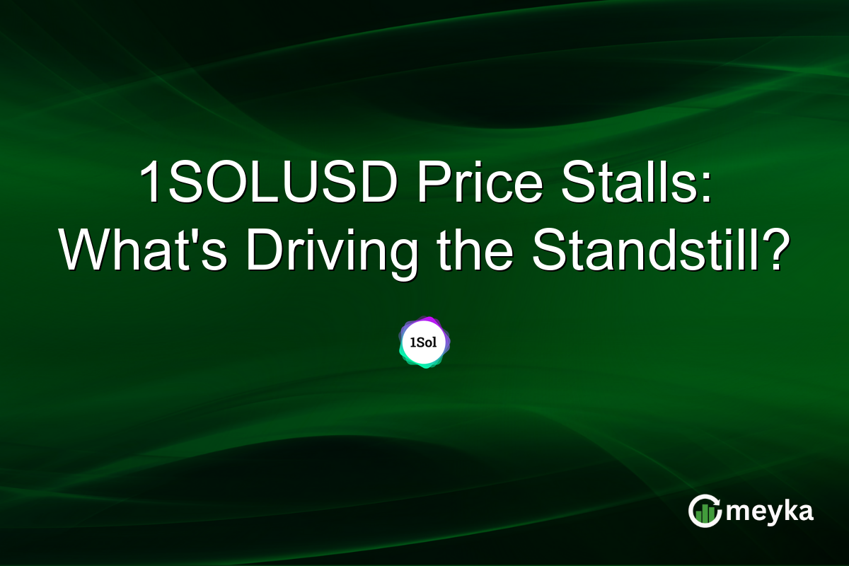 1SOLUSD Price Stalls: What's Driving the Standstill?