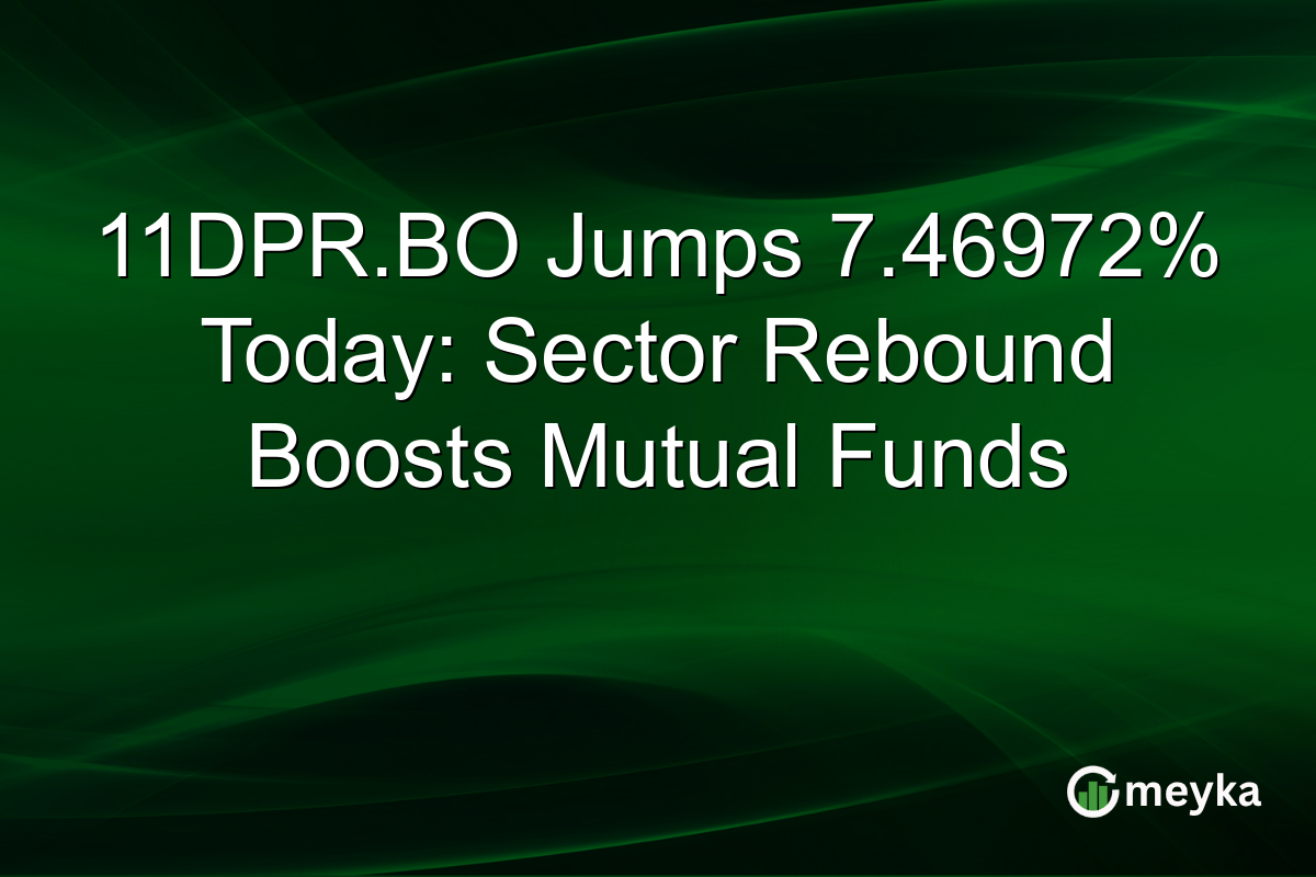 11DPR.BO Jumps 7.46972% Today: Sector Rebound Boosts Mutual Funds
